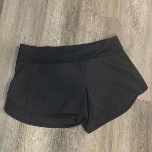 Lululemon Speed Up Mid-Rise Lined Shorts Black